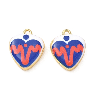 Printed Brass Pendants KK-CBA42CA-07G-06-1