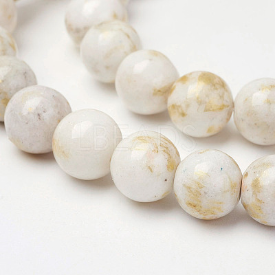 Natural Mashan Jade Beads Strands X-G-P232-01-F-8mm-1