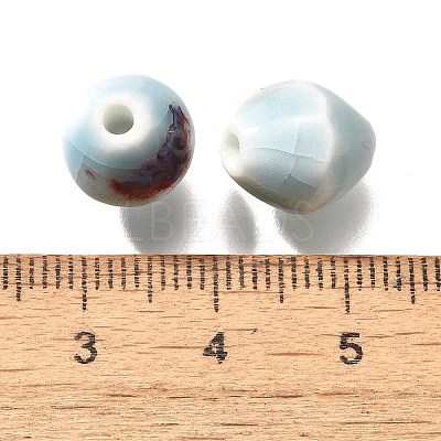 Vintage Style Glazed Ceramic Porcelain Beads PORC-H013-01-01-1