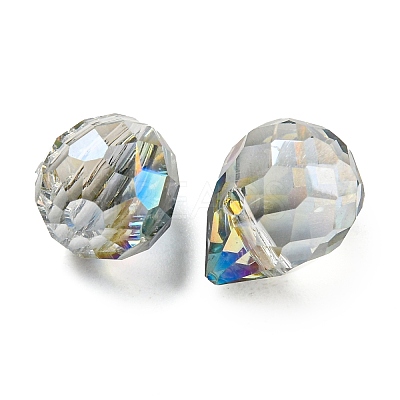 Electroplated Glass Beads EGLA-K062-01A-HP02-1