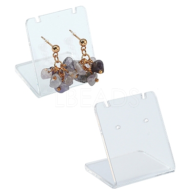 Organic Glass Earring Displays X-EDIS-N001-03A-1
