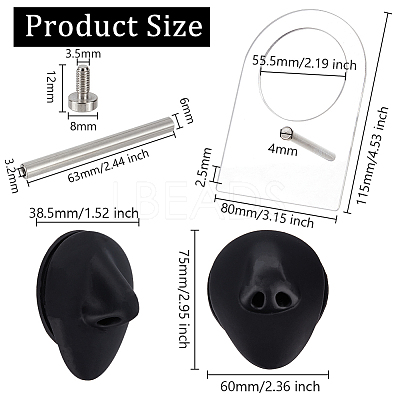 Soft Silicone Flexible Model Body Part Displays ODIS-WH0061-29C-1
