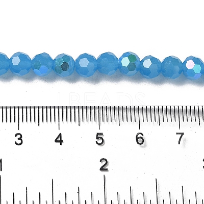 Imitation Jade Glass Beads Strands EGLA-A035-J6mm-L07-1