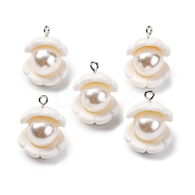 Opaque Resin Pendants RESI-P043-01P-07-1