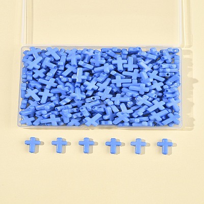 200Pcs Opaque Acrylic Beads SACR-FS0001-39G-1