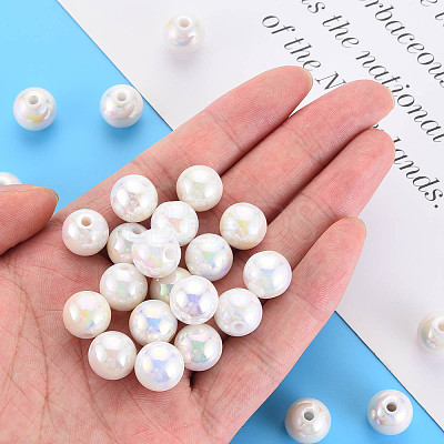 Opaque Acrylic Beads X-MACR-S370-D12mm-01-1