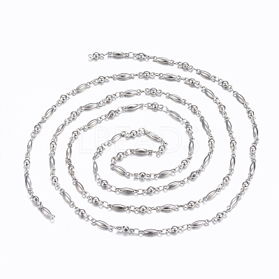 Tarnish Resistant 304 Stainless Steel Chains STAS-P197-053P-1