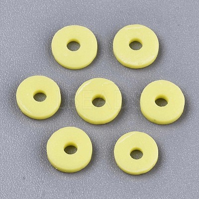 Handmade Polymer Clay Beads X-CLAY-Q251-6.0mm-35-1