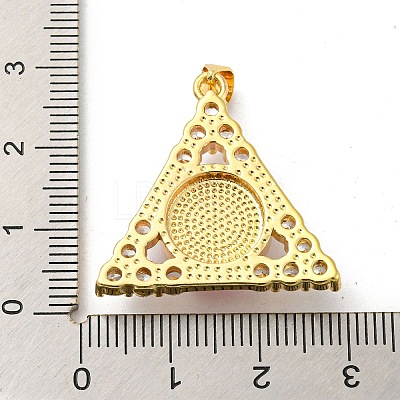 Golden Brass Pendants KK-L209-007G-03-1