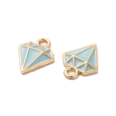 Alloy Enamel Pandants ENAM-K067-55KCG-04-1