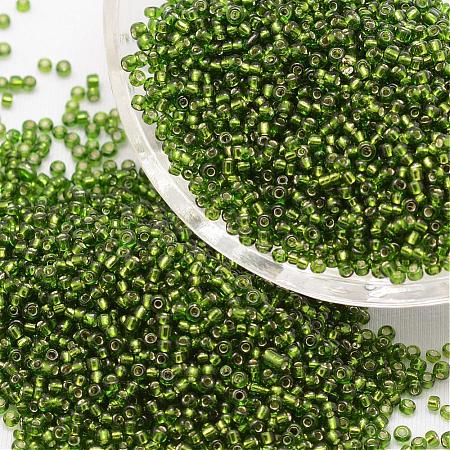 6/0 Transparent Glass Round Seed Beads SEED-J010-F6-35-1