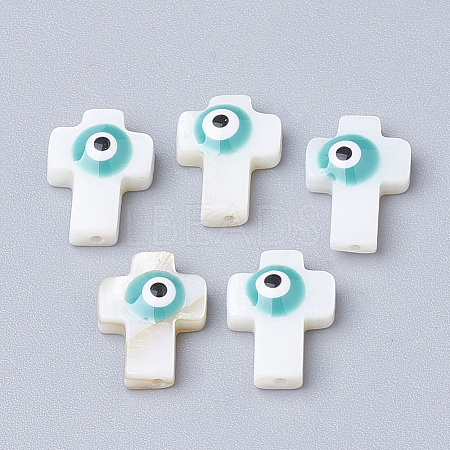 Natural Freshwater Shell Beads LS-X-SHEL-Q017-10C-1