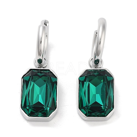 304 Stainless Steel Hoop Earring Hand Polished EJEW-C017-06P-01-1