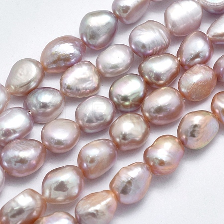 Natural Cultured Freshwater Pearl Beads Strands PEAR-K003-19B-1