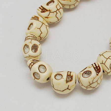 Gemstone Beads Strands X-TURQ-S105-15x12mm-09-1