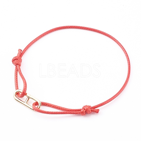 Korean Waxed Polyester Cord Bracelets BJEW-JB06003-04-1