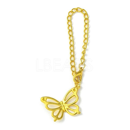 Alloy Butterfly Cup Pendant Decorations HJEW-JM01786-1
