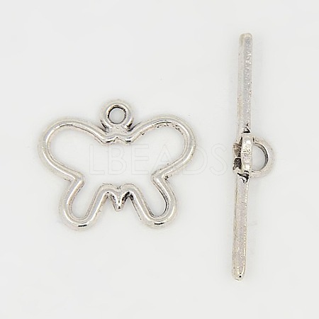 Tibetan Style Alloy Toggle Clasps LF5111Y-NF-1