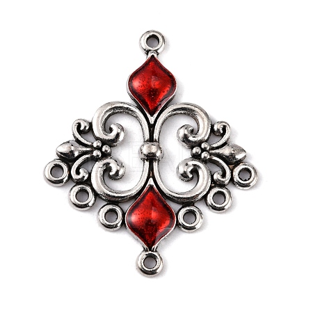 Alloy Enamel Chandelier Component Links ENAM-EA9734Y-2-1