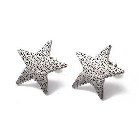 Non-Tarnish 304 Stainless Stud Earring Findings STAS-M314-02B-P-1