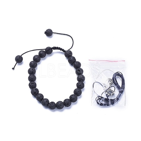 Adjustable Nylon Cord Braided Bracelets BJEW-JB04212-07-1