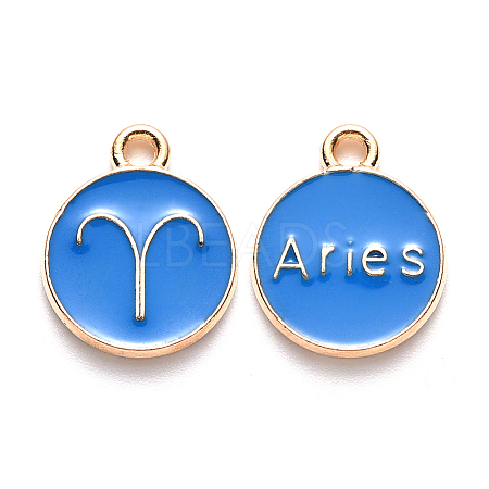 Alloy Enamel Pendants LS-ENAM-S124-01B-02A-1