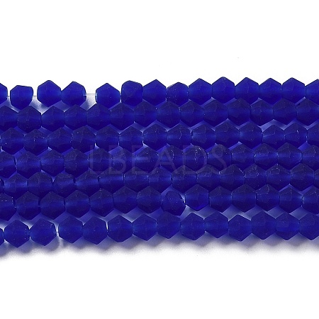 Imitate Austrian Crystal Frosted Glass Beads Strands EGLA-A039-T2mm-MD06-1