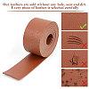 2M Flat Single Face Lychee Pattern Imitation Leather Band LC-WH0010-02B-03-4