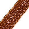 Glass Beads Strands EGLA-A044-T1mm-D02-1