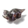 Natural Fluorite Carved Healing Rhinoceros Figurines DJEW-P016-01C-3