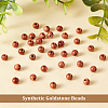 Olycraft Synthetic Goldstone Beads G-OC0003-88-4
