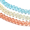 Transparent Painted Glass Beads Strands LS-DGLA-A034-T3mm-A13-4