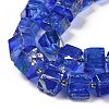 Electroplated Natural Quartz Beads Strands G-G767-02-M-4