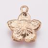 Zinc Alloy Enamel Pendants PALLOY-I124-10G-B-2