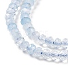 Natural Aquamarine Beads Strands G-E194-12-4
