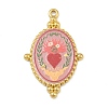 Printed 304 Stainless Steel Pendants STAS-P419-12G-03-1