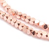 Electroplate Non-magnetic Synthetic Hematite Beads Strands G-L485-10A-RG-2