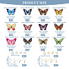 DIY Butterfly Earring Making Kit DIY-TA0006-02-4