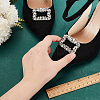 Alloy Crystal Rhinestone Shoe Buckle Clips FIND-WH0021-88P-3