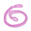 Electroplate Beads Strands X-EGLA-H104-02C-2
