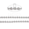 304 Stainless Steel Ball Chains CHS-A002B-1.5mm-2