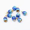Electroplate Brass Enamel Charms KK-F723-12G-RS-1