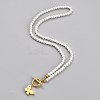 304 Stainless Steel Pendant Necklaces NJEW-B0001-11G-1