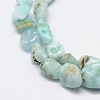 Natural Larimar Beads Strands X-G-F521-35-3