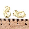Rack Plating Eco-Friendly Brass Connector Charms KK-Z036-04G-3