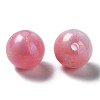 Two Tone Opaque Acrylic Beads SACR-P024-01B-W06-2