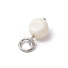 10Pcs 2 Colors Natural Cultured Freshwater Pearl Potato Charms PALLOY-JF03920-6