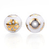 Christmas Opaque Glass Beads LS-EGLA-R113-01C-2
