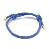 Adjustable Nylon Round Milan Cord Slider Bracelet Making FB-H001-01G-01-1