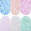   180G 6 Colors Transparent Glass Beads GLAA-PH0003-06-1